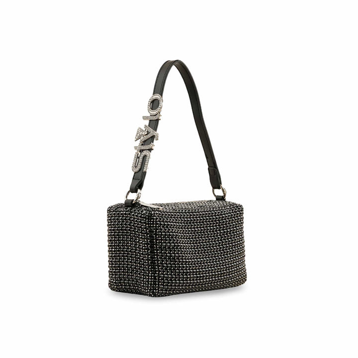 Black Fancy Clutch P36329