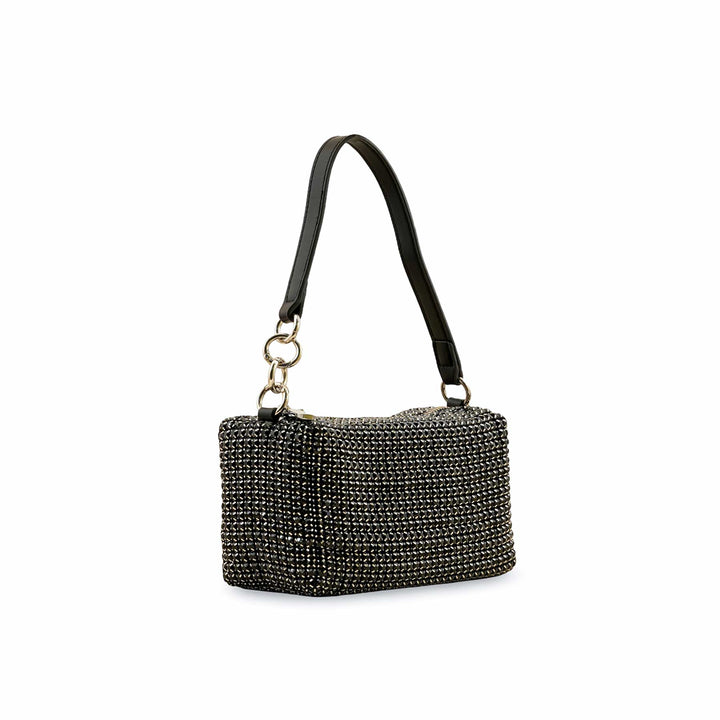 Black Fancy Clutch P36330