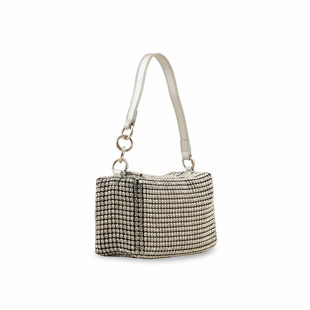 Silver Fancy Clutch P36330