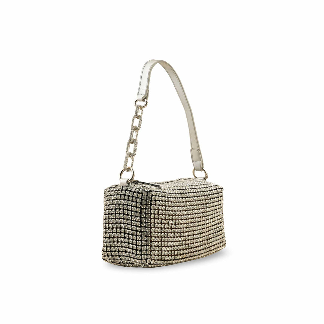 Silver Fancy Clutch P36332
