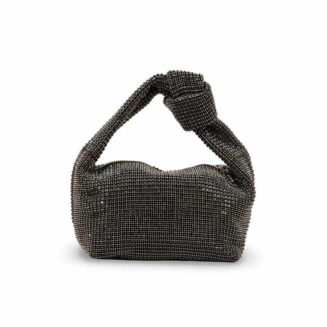 Black Fancy Clutch P36334