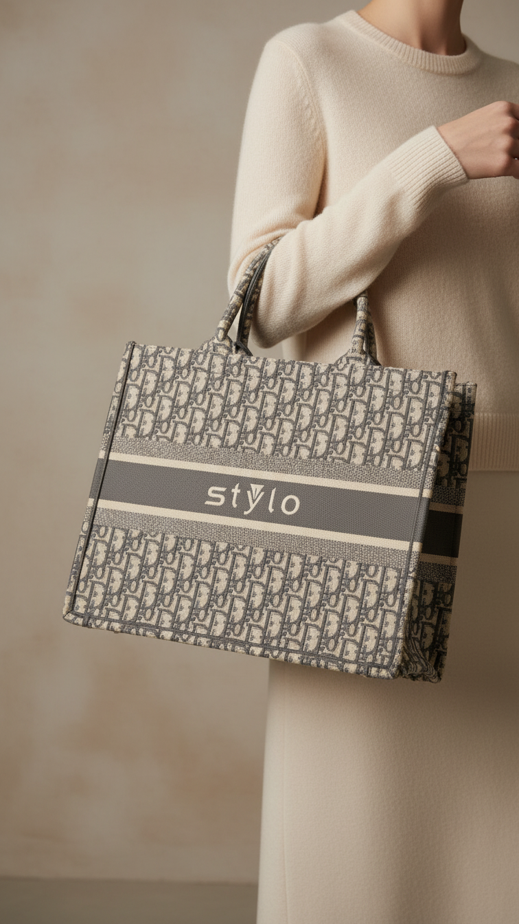 Blkwht Formal Hand Bag P36336