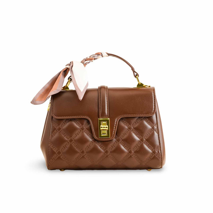 Brown Formal Shoulder Bag P36340