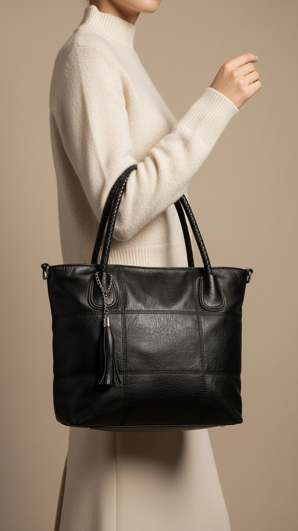Black Formal Shoulder Bag P36346
