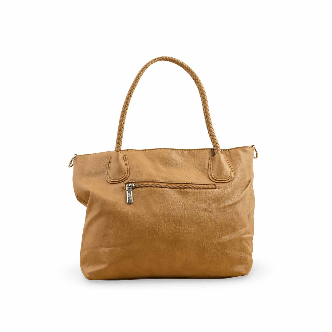 Beige Formal Shoulder Bag P36346