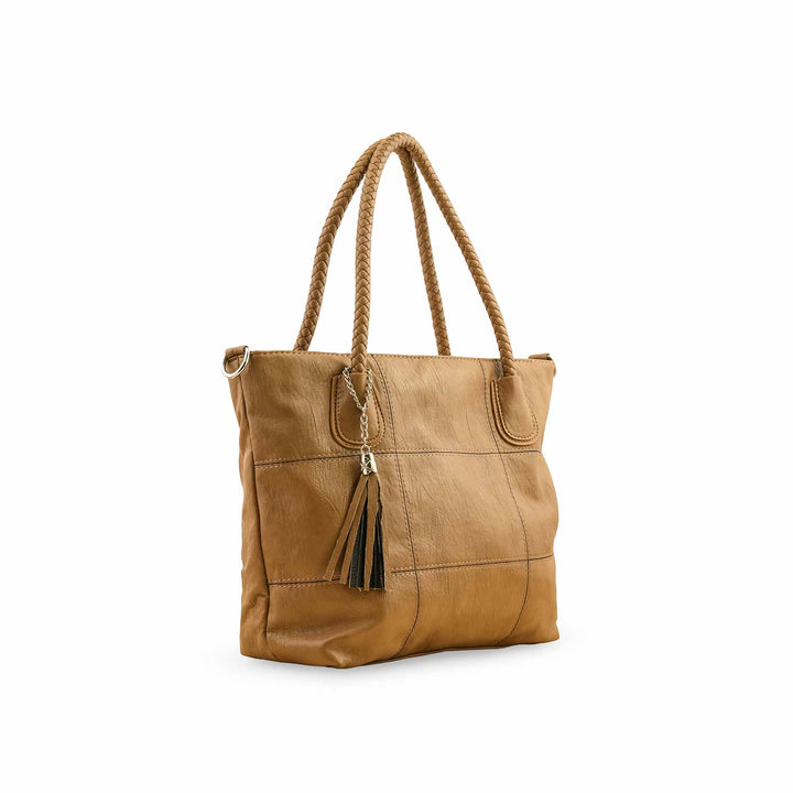 Beige Formal Shoulder Bag P36346