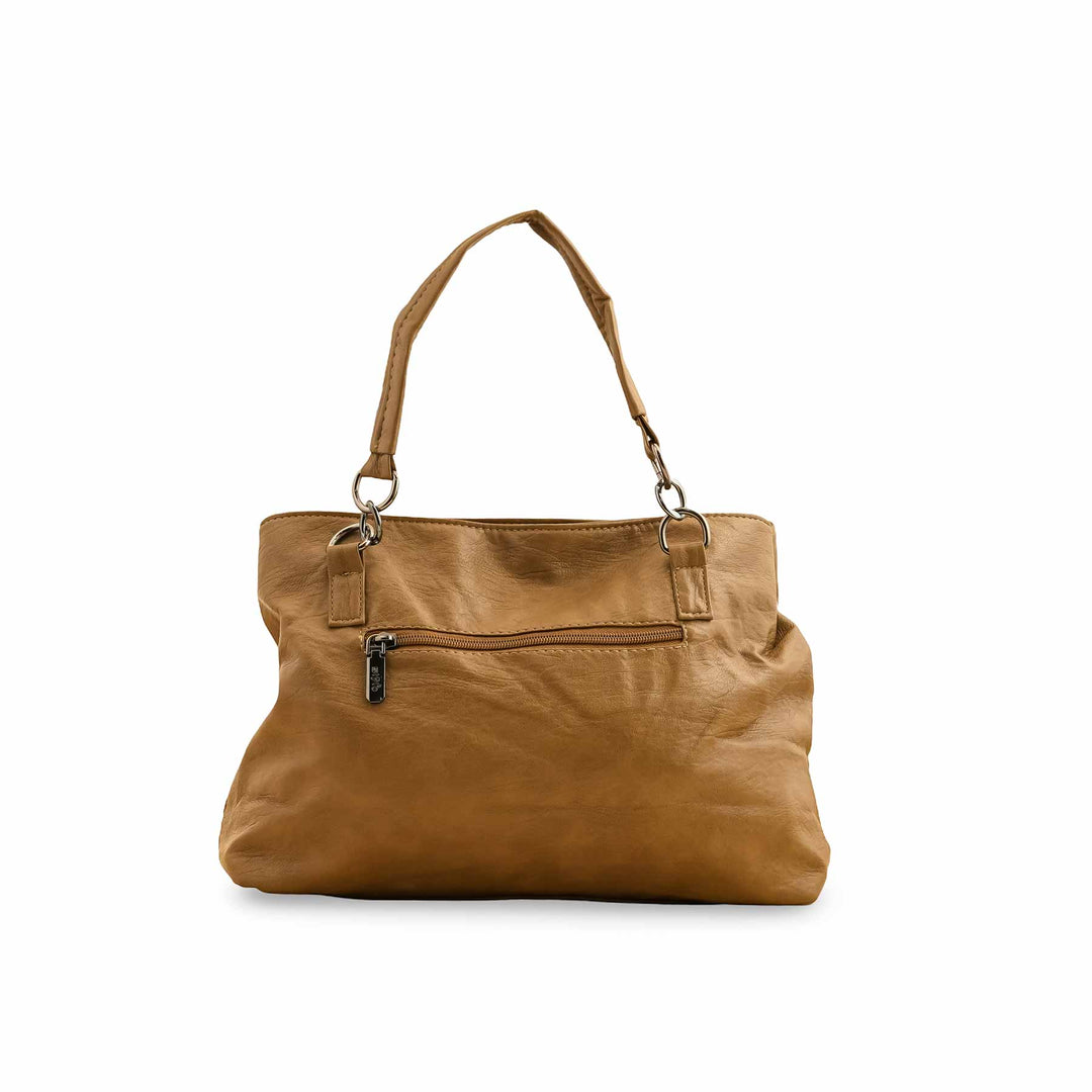 Khaki Formal Shoulder Bag P36347