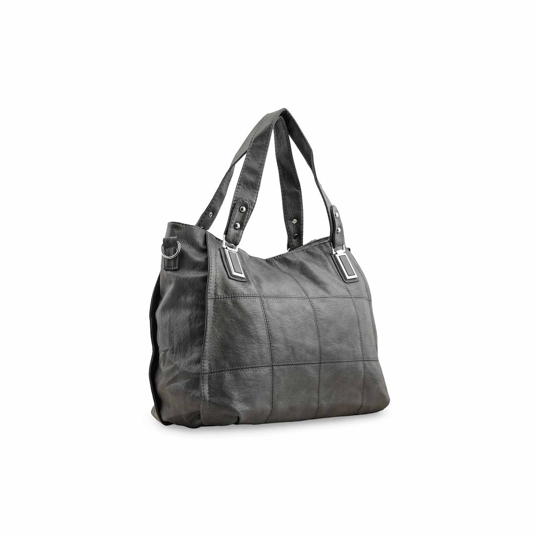 Grey Formal Shoulder Bag P36348