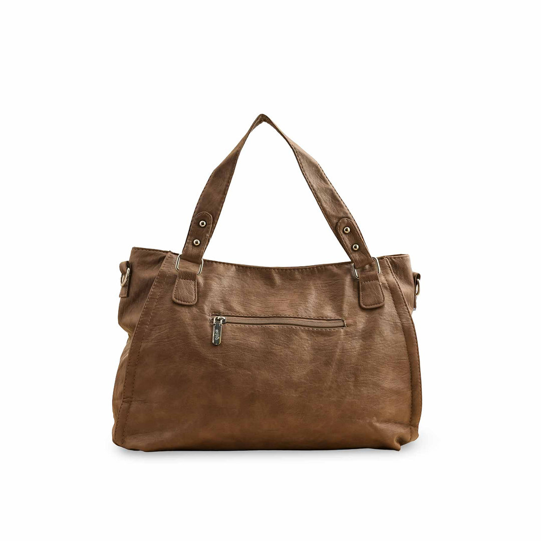 Khaki Formal Shoulder Bag P36348