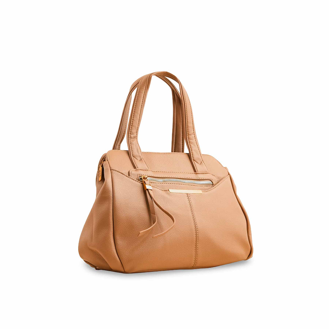 Khaki Formal Shoulder Bag For Women P36357