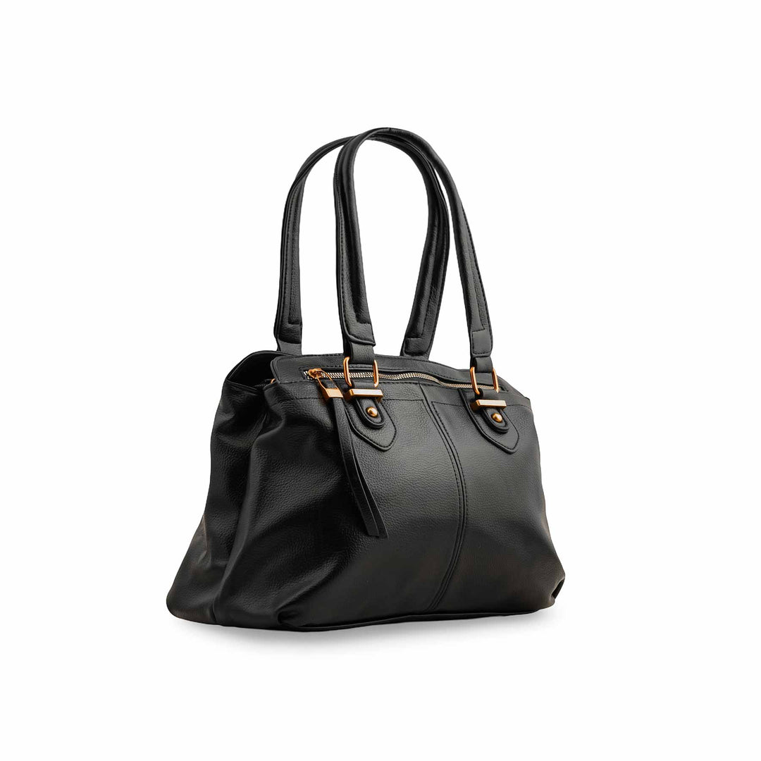 Black Formal Shoulder Bags P36358