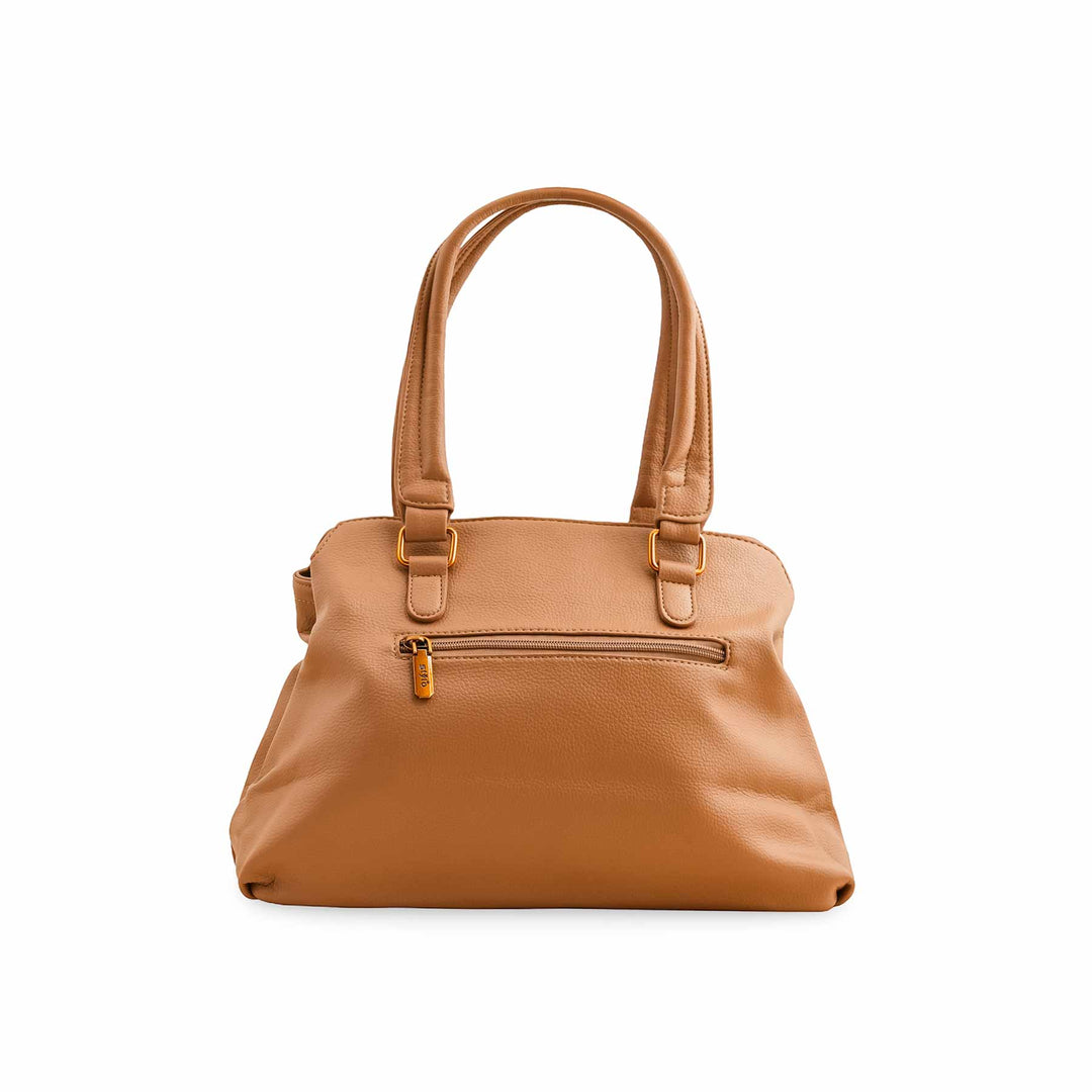 Khaki Formal Shoulder Bags P36358