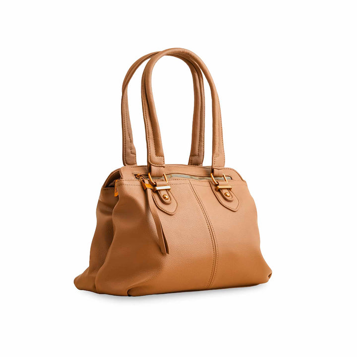 Khaki Formal Shoulder Bags P36358