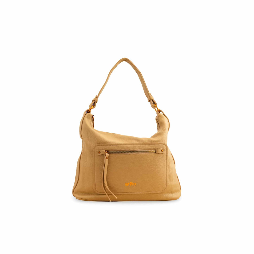 Khaki Women Formal Shoulder Bag P36361