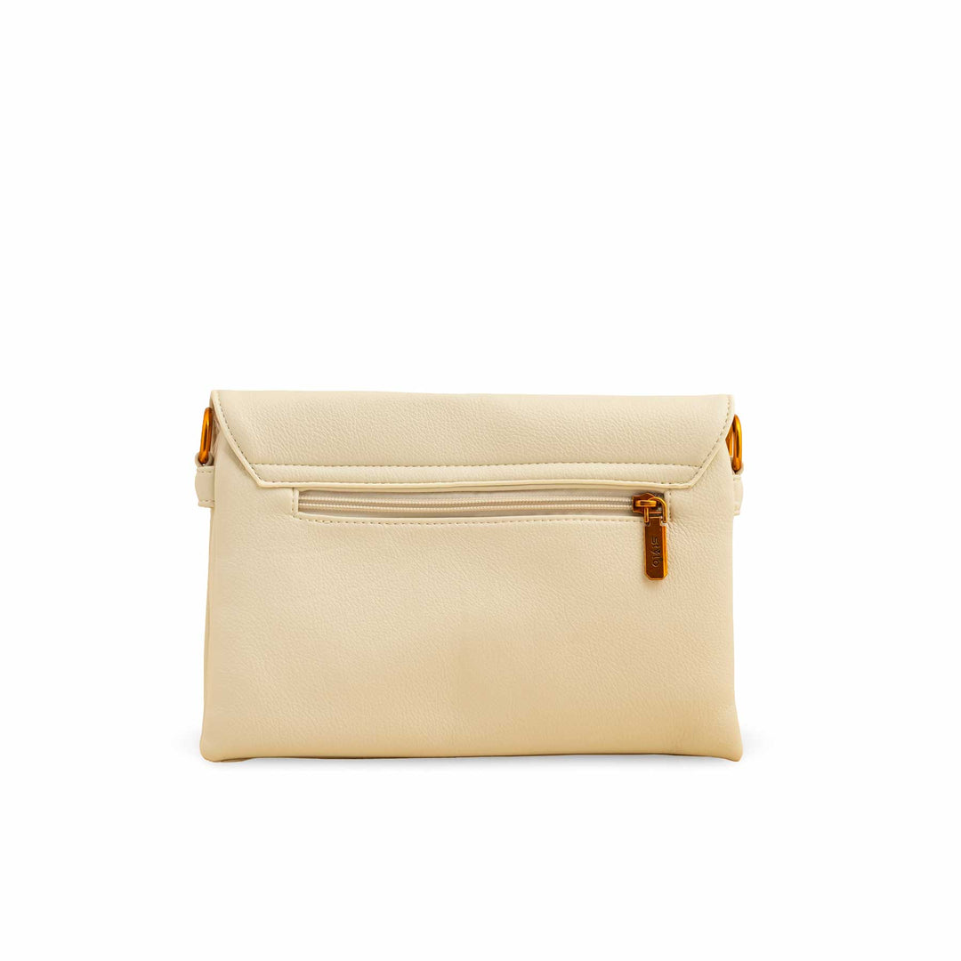 Beige Women Formal Shoulder Bag P36364