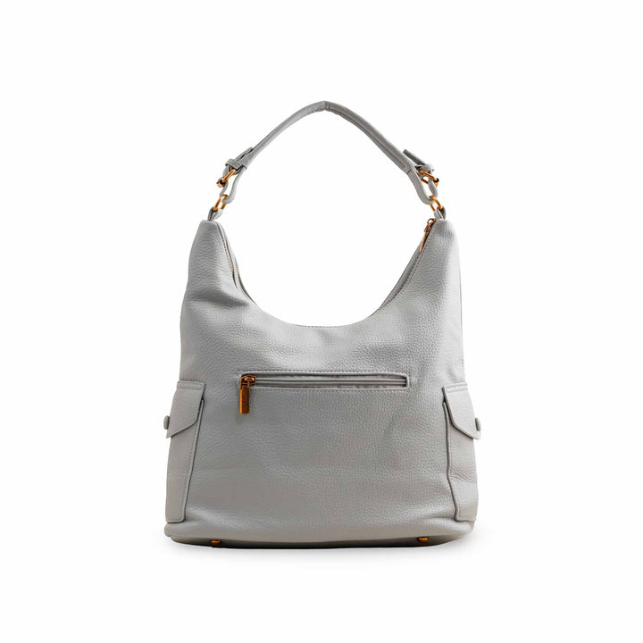 Grey Formal Shoulder Bag P36381