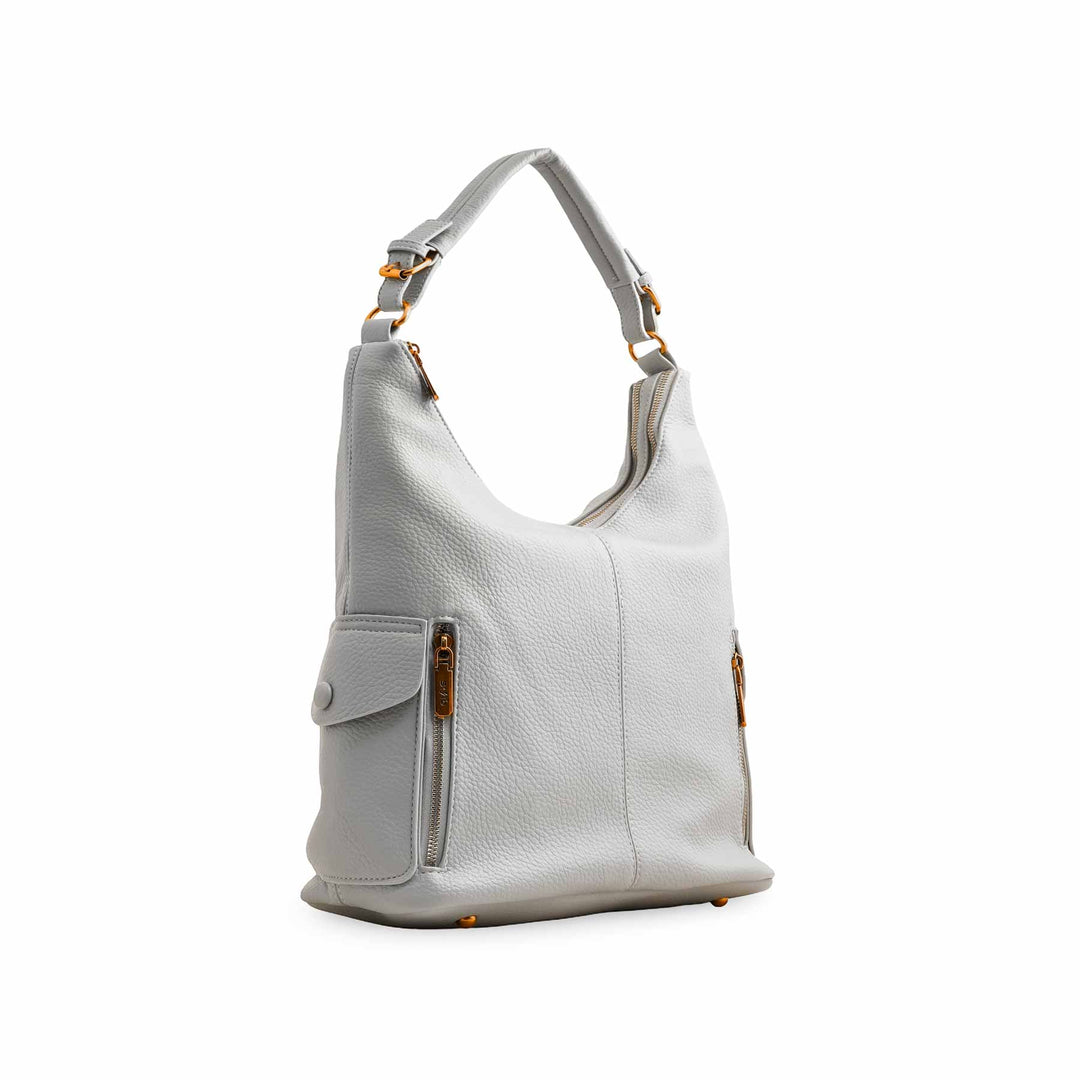 Grey Formal Shoulder Bag P36381