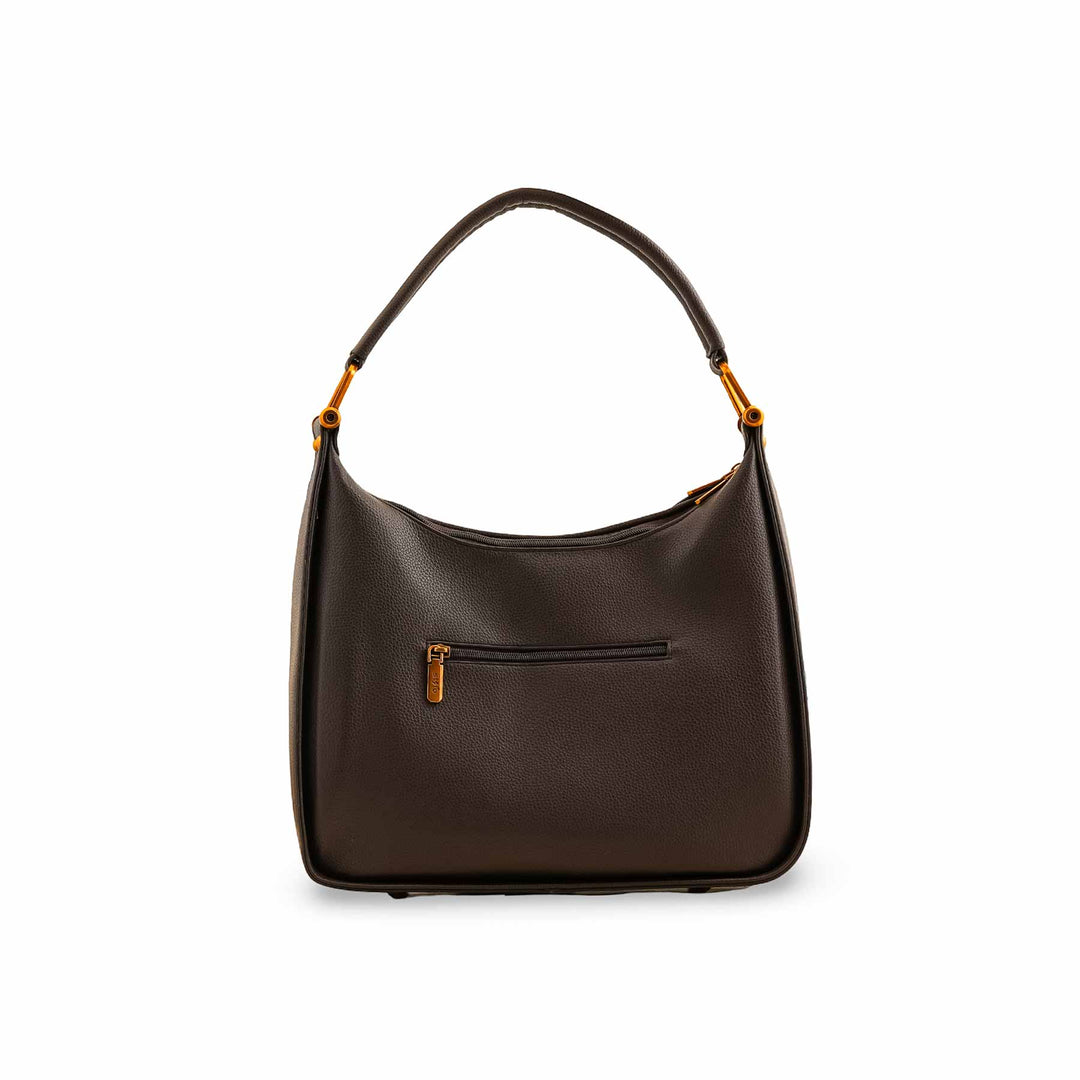 Brown Formal Shoulder Bag P36382