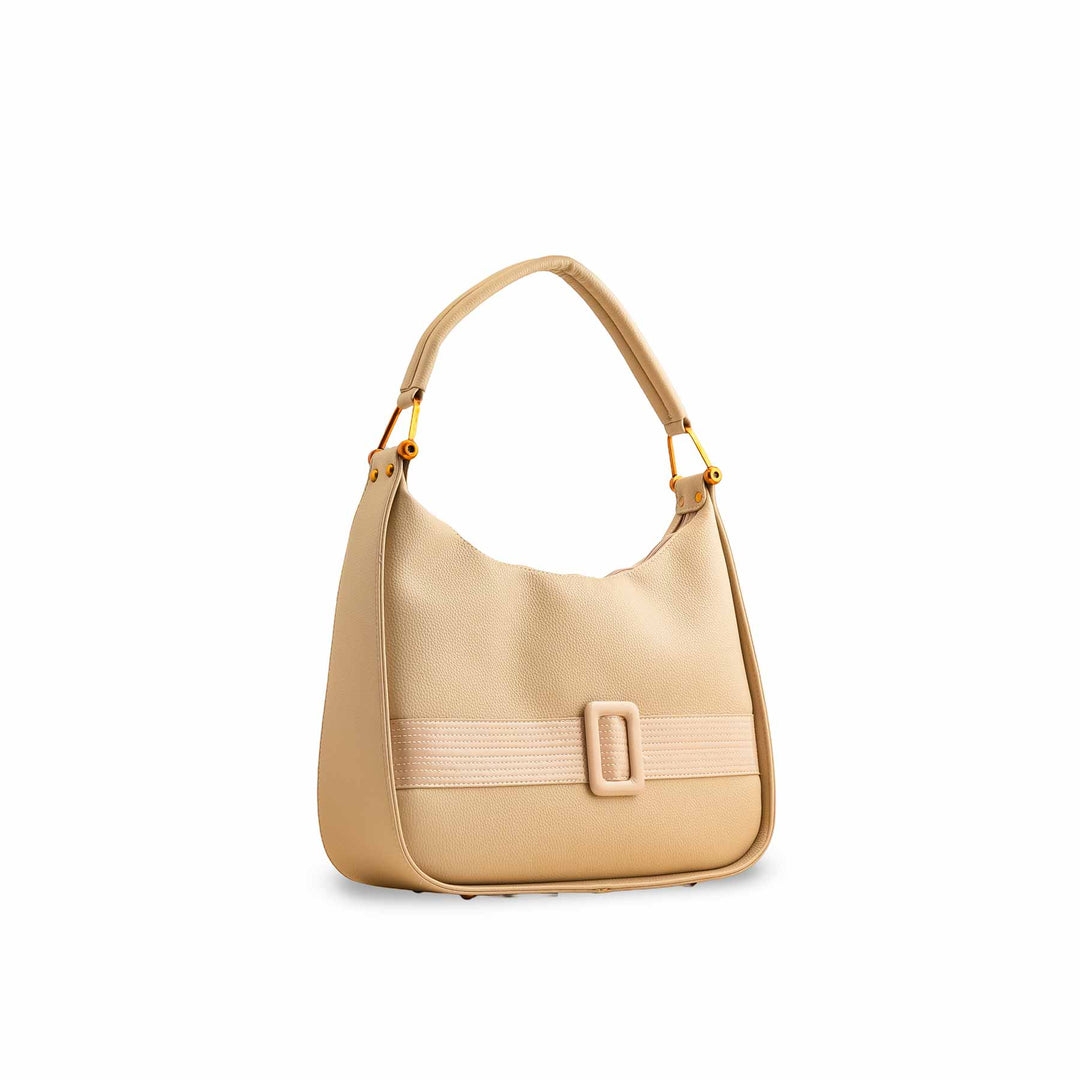 Beige Formal Shoulder Bag P36382