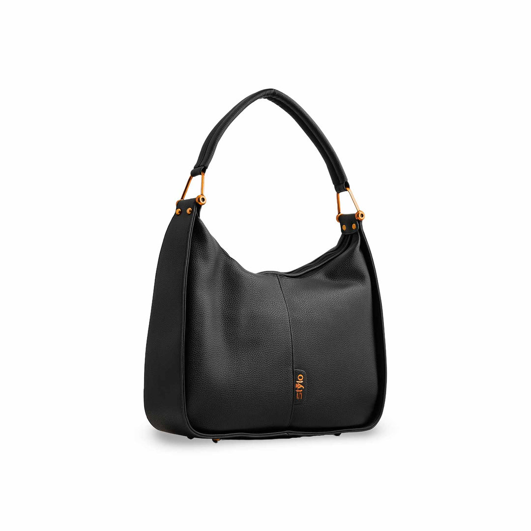 Black Formal Shoulder Bag P36383