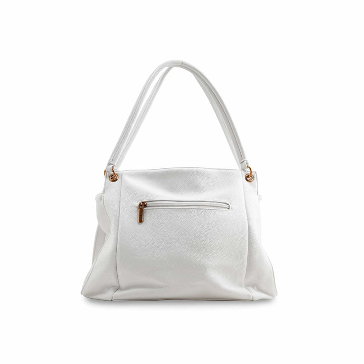 White Formal Shoulder Bag P36384