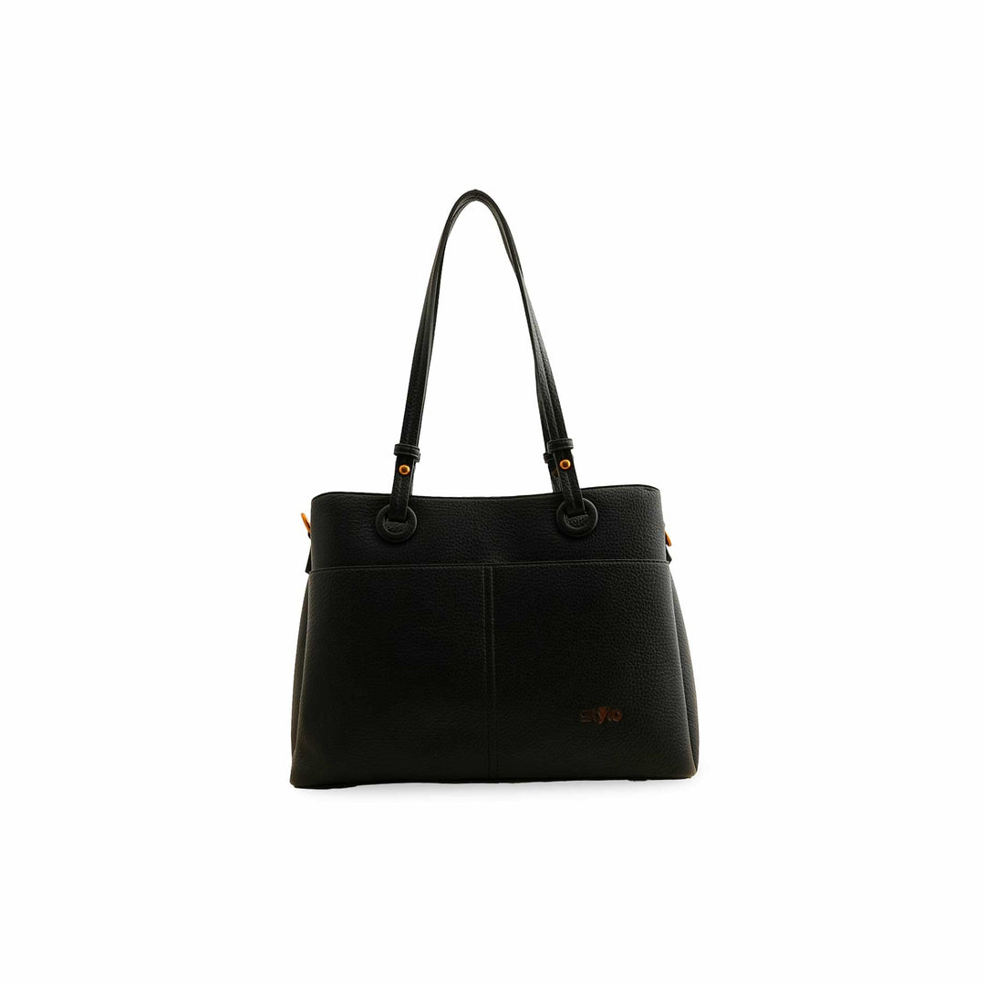 Black Formal Shoulder Bag P36390