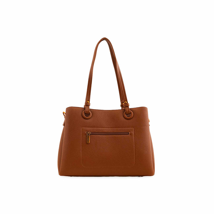 Brown Formal Shoulder Bag P36390