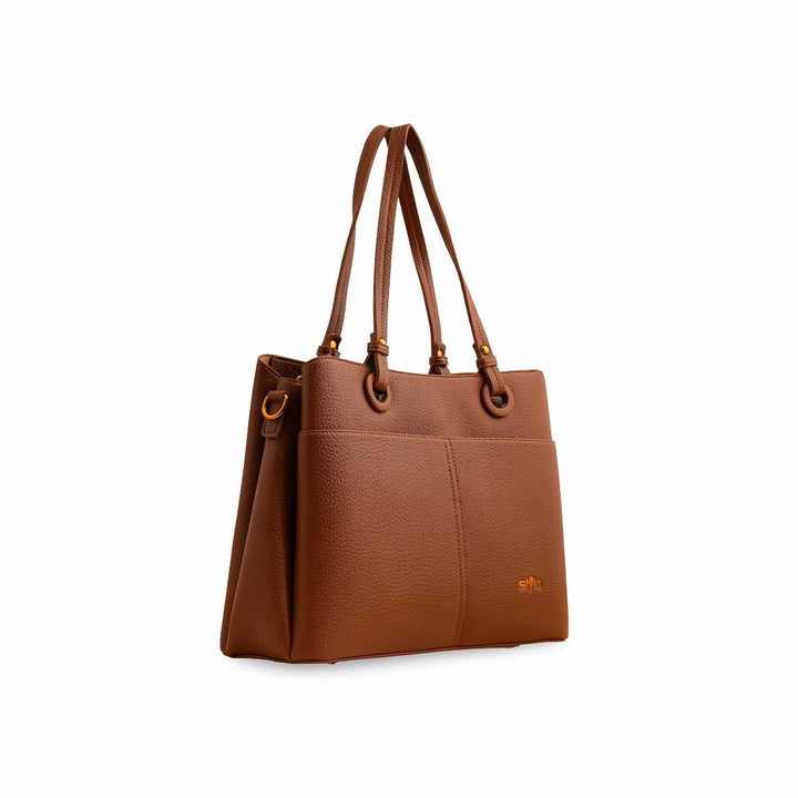 Brown Formal Shoulder Bag P36390