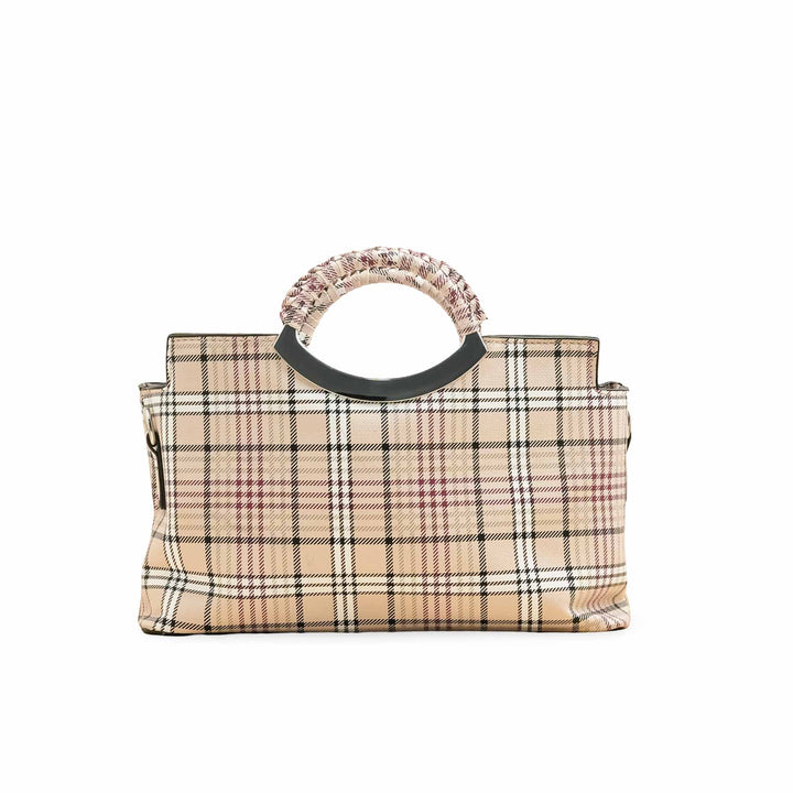 Khaki Formal Hand Bag P36395