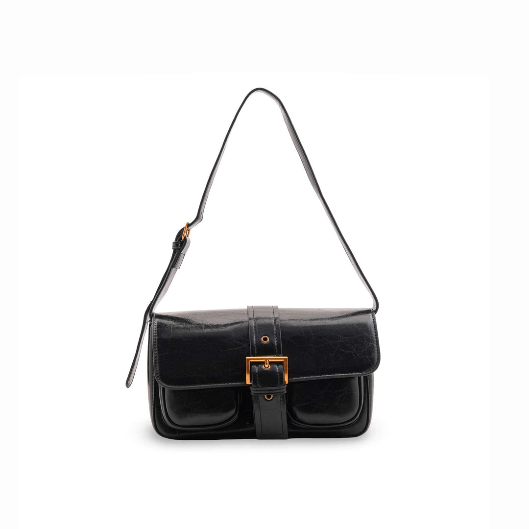 Black Formal Shoulder Bag For Women P36421