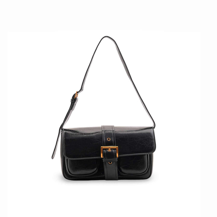 Black Formal Shoulder Bag For Women P36421