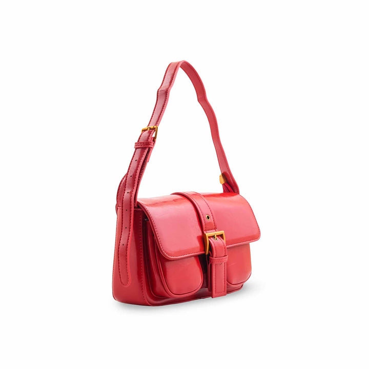 Red Formal Shoulder Bag For Women P36421