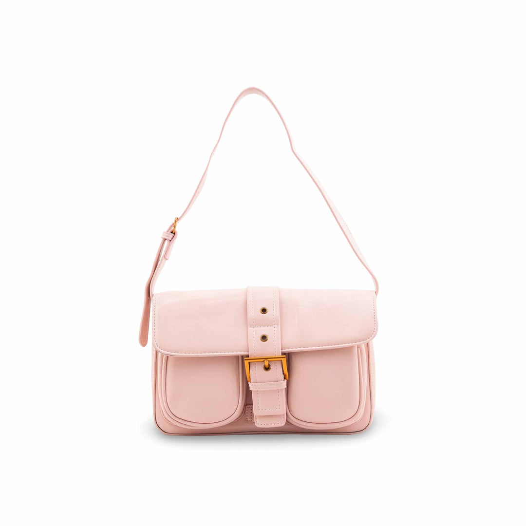 Pink Formal Shoulder Bag For Women P36421
