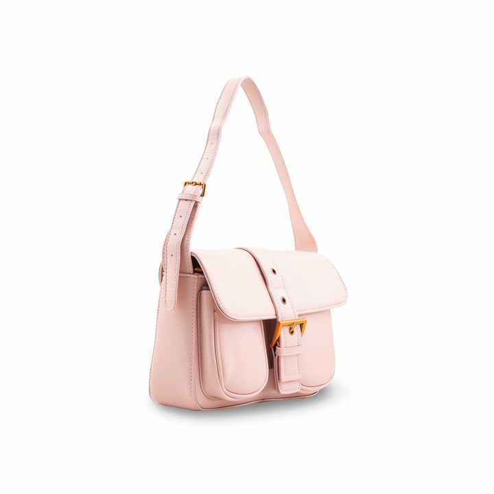 Pink Formal Shoulder Bag For Women P36421