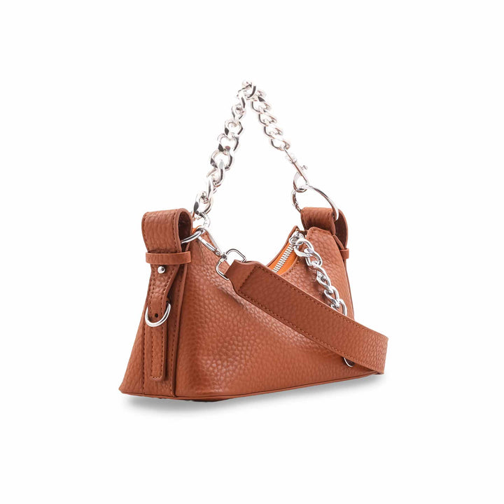 Brown Formal Shoulder Bag For Ladies P36422