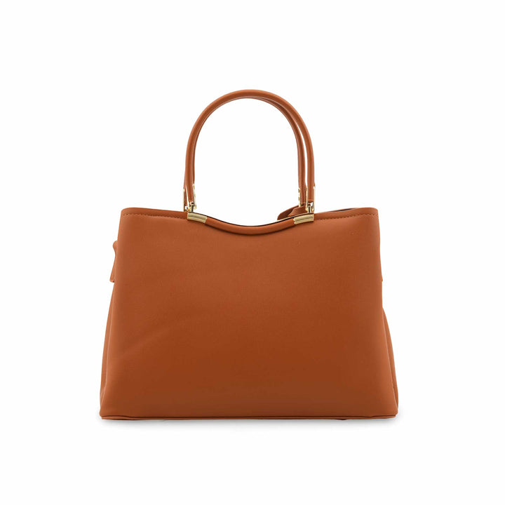 Brown Formal Hand Bag For Ladies P36444