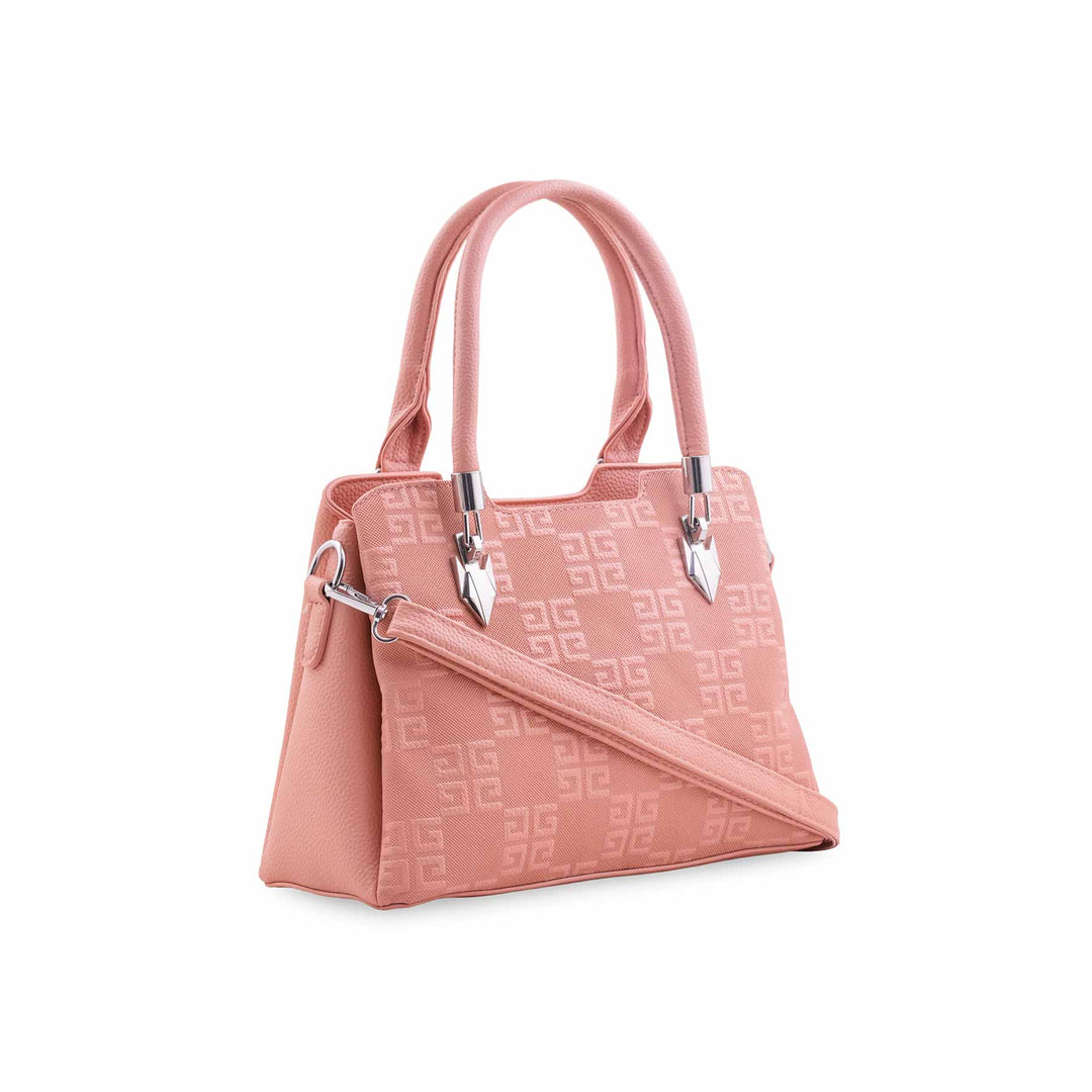 Pink Formal Hand Bag For Ladies P36448