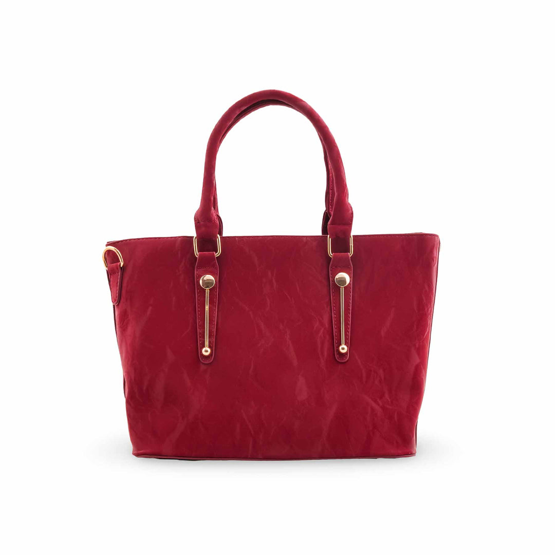 Maroon Formal Shoulder Bag For Ladies P36452