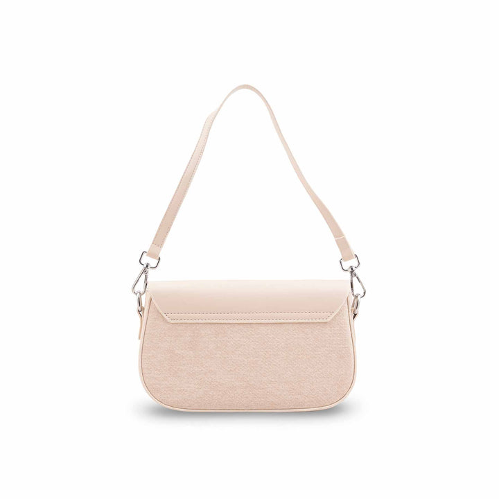 White Formal Shoulder Bag For Women P36457