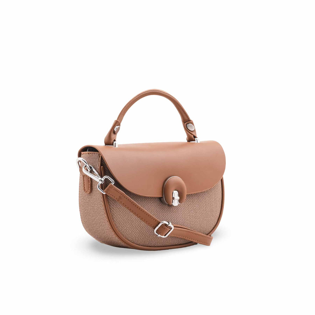 Brown Formal Shoulder Bag For Ladies P36458