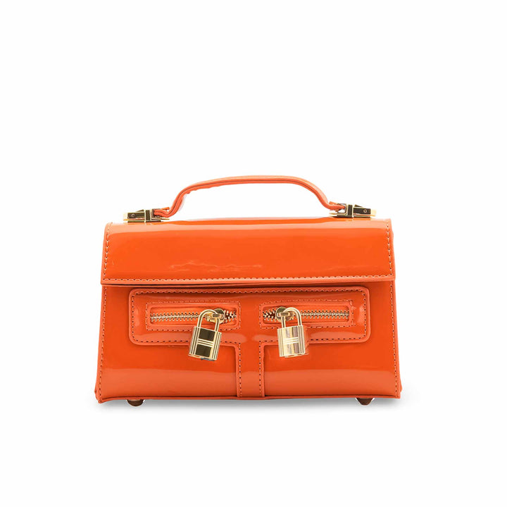 Orange Formal Shoulder Bag For Women P36460