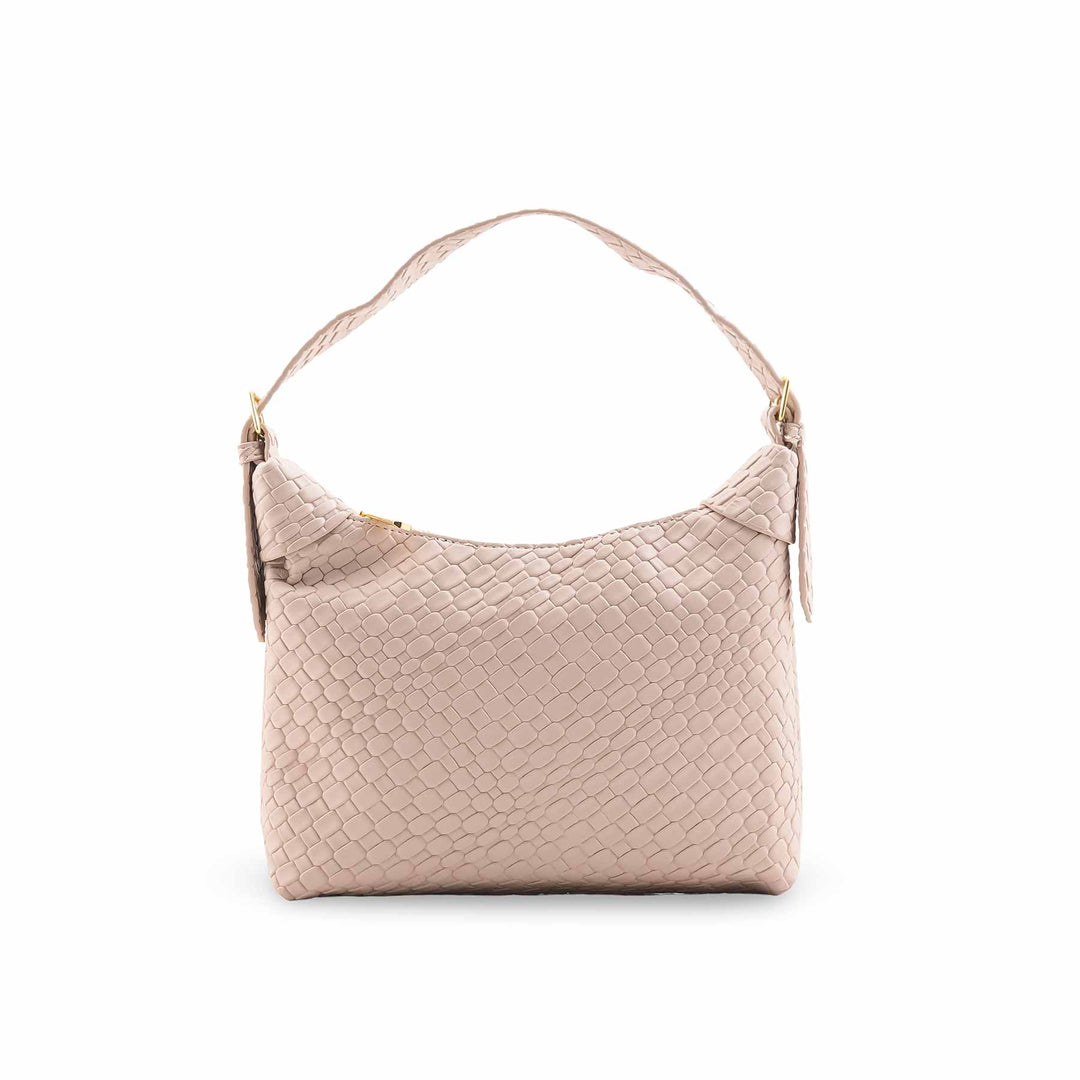 Cream Formal Shoulder Bag For Women P36462