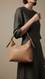 Beige Formal Shoulder Bag For Women P36462