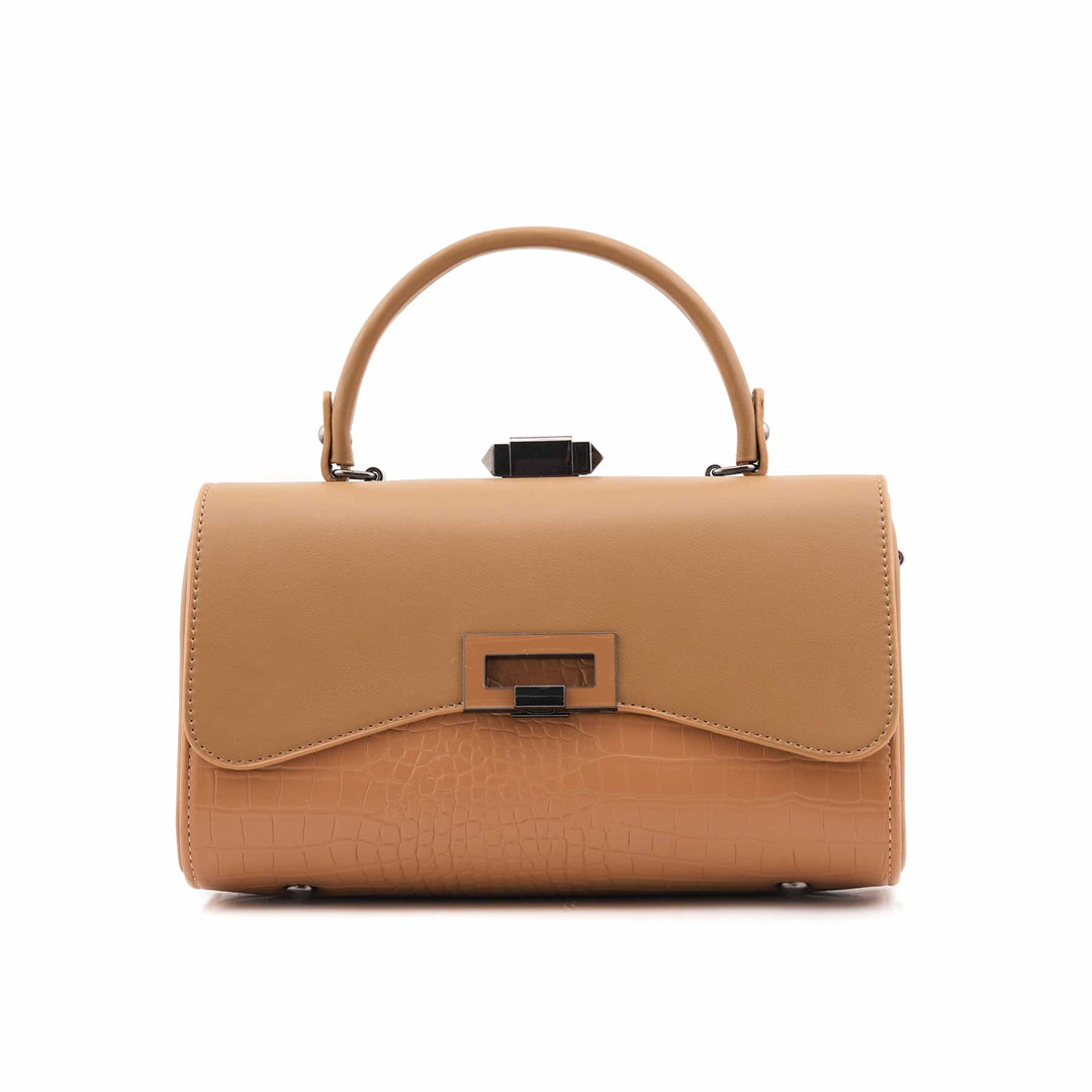 Beige Formal Hand Bag For Women P36465