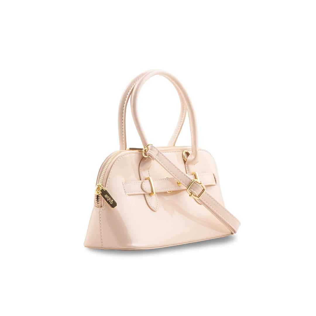 Cream Formal Hand Bag For Ladies P36487
