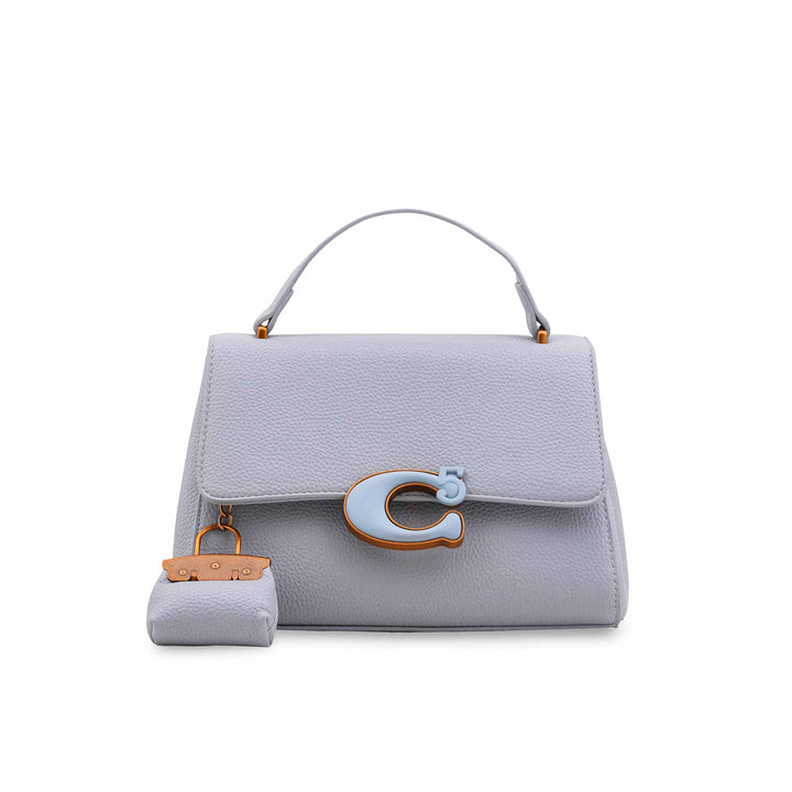Blue Formal Hand Bag For Ladies P36505