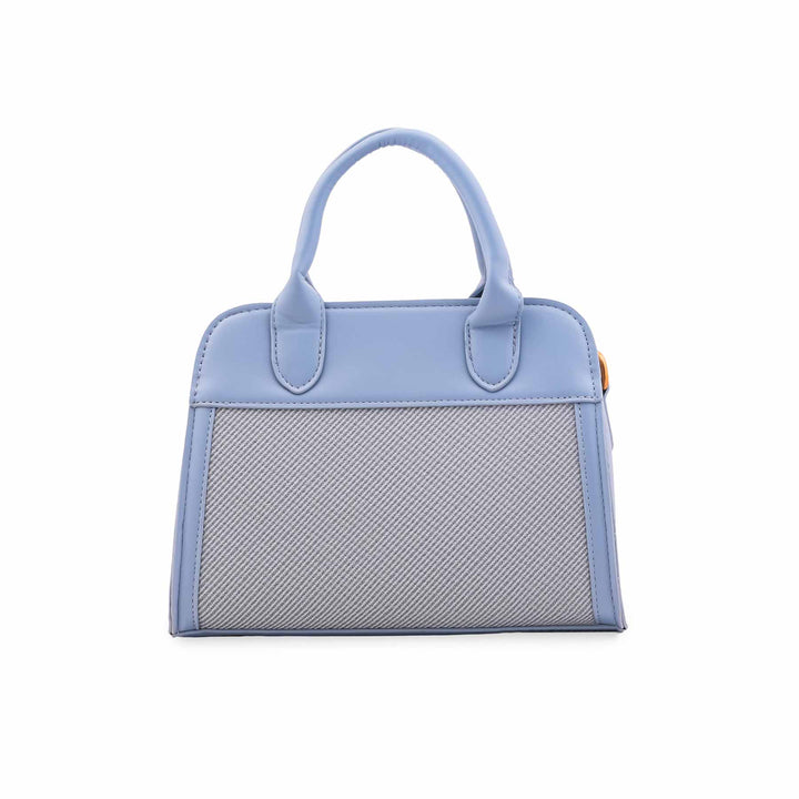 Sky Blue Formal Hand Bag For Ladies P36511