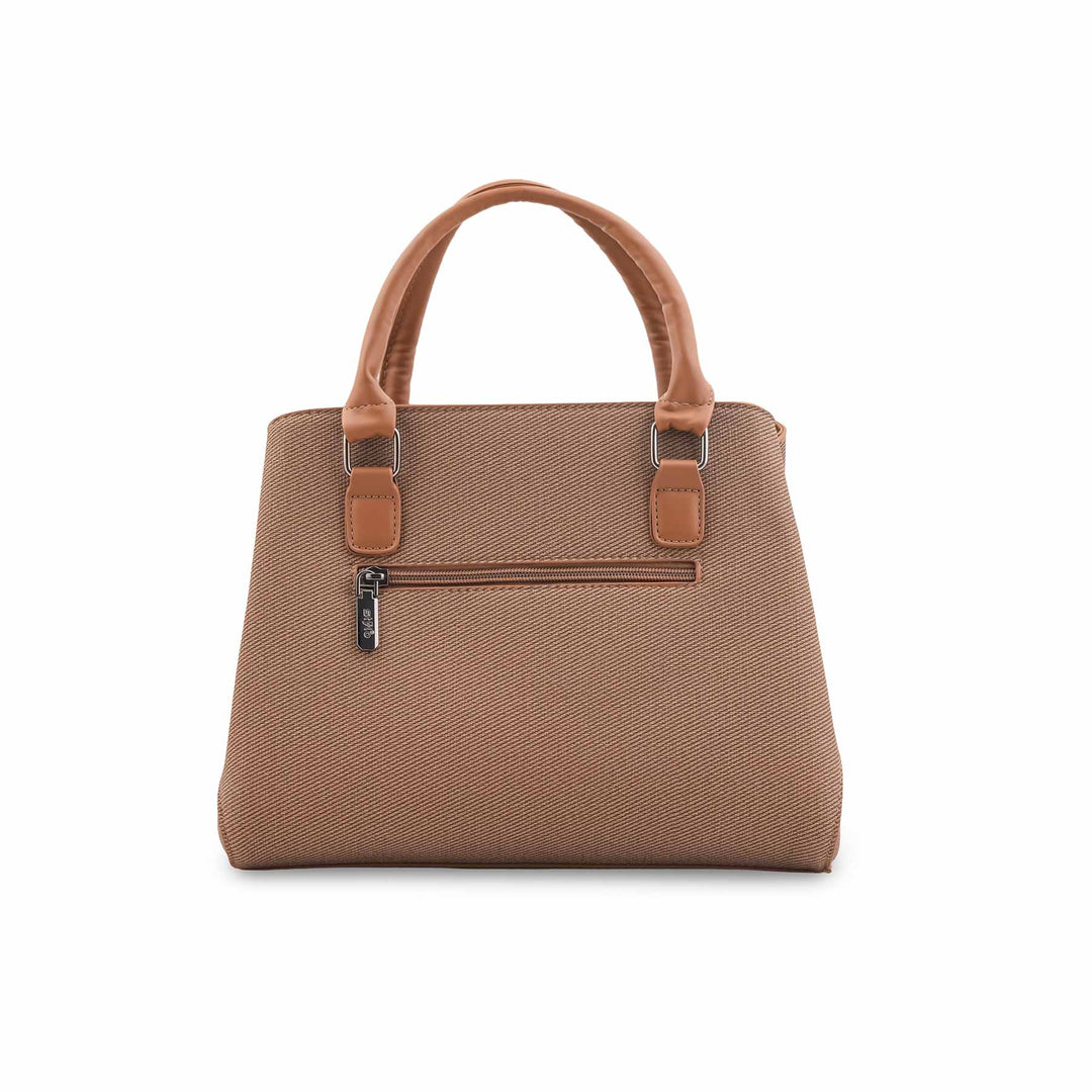 Brown Formal Hand Bag For Ladies P36534