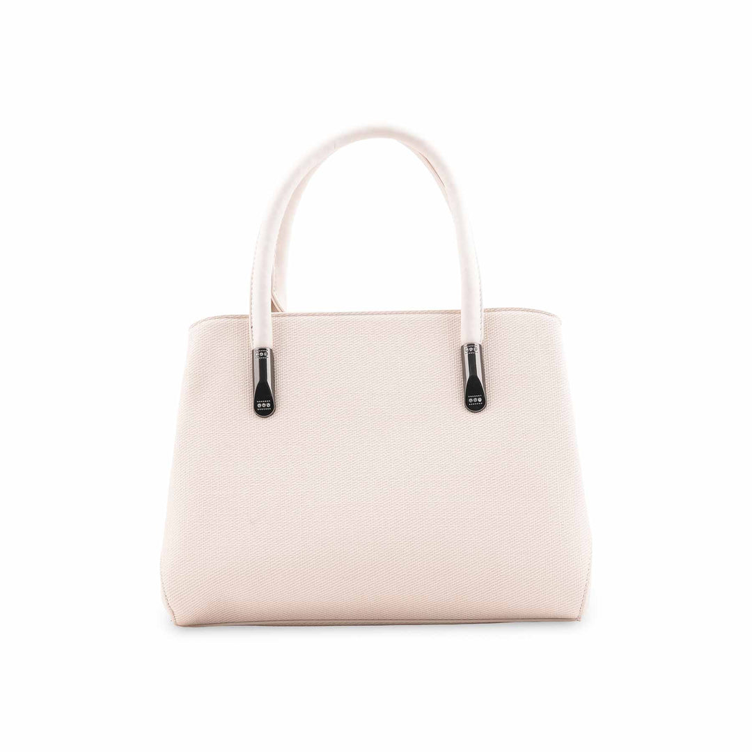 White Formal Hand Bag For Women P36534