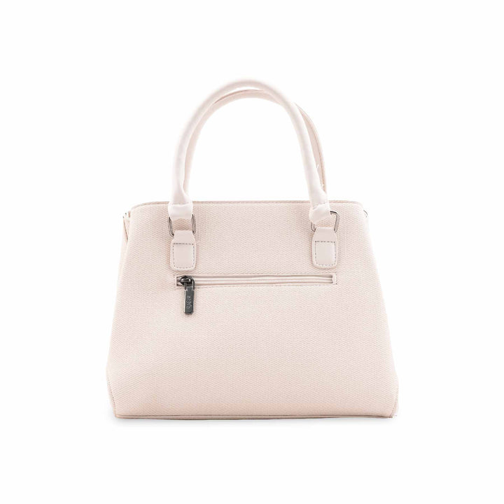 White Formal Hand Bag For Women P36534